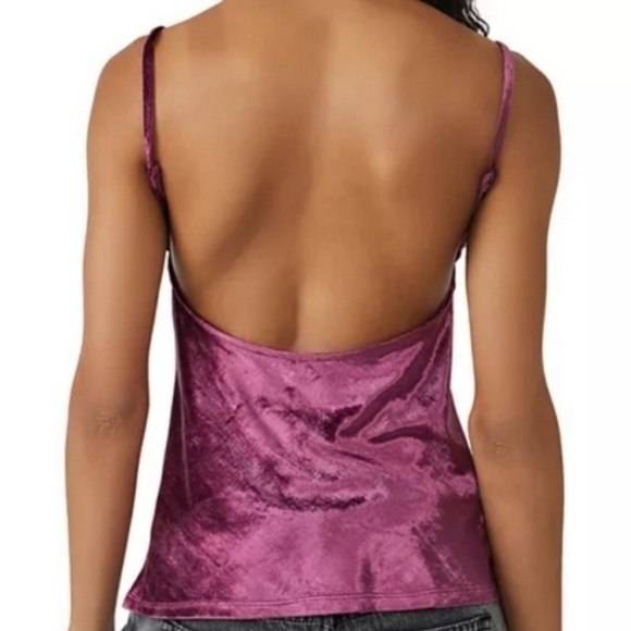 Free People Intimately All Night Velvet Tunic Tank Top NEW! - Picture 2 of 4